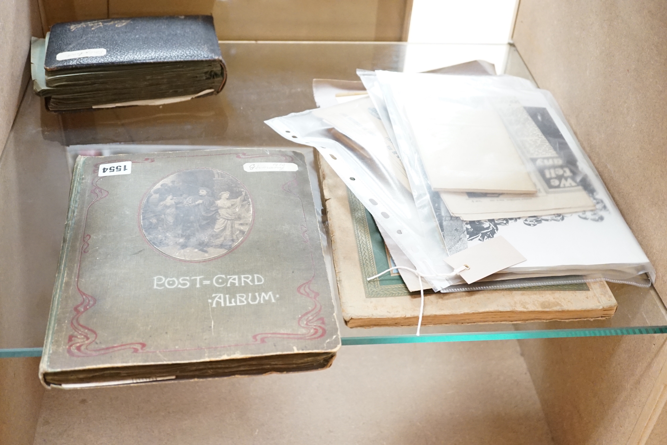 A group of military ephemera, postcards, etc.